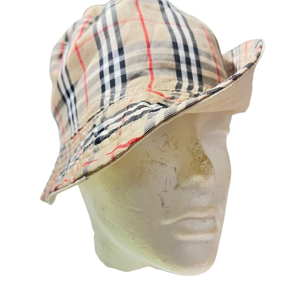 Source Unknown Checkered Beret in Beige and Black - Picture 2 of 10